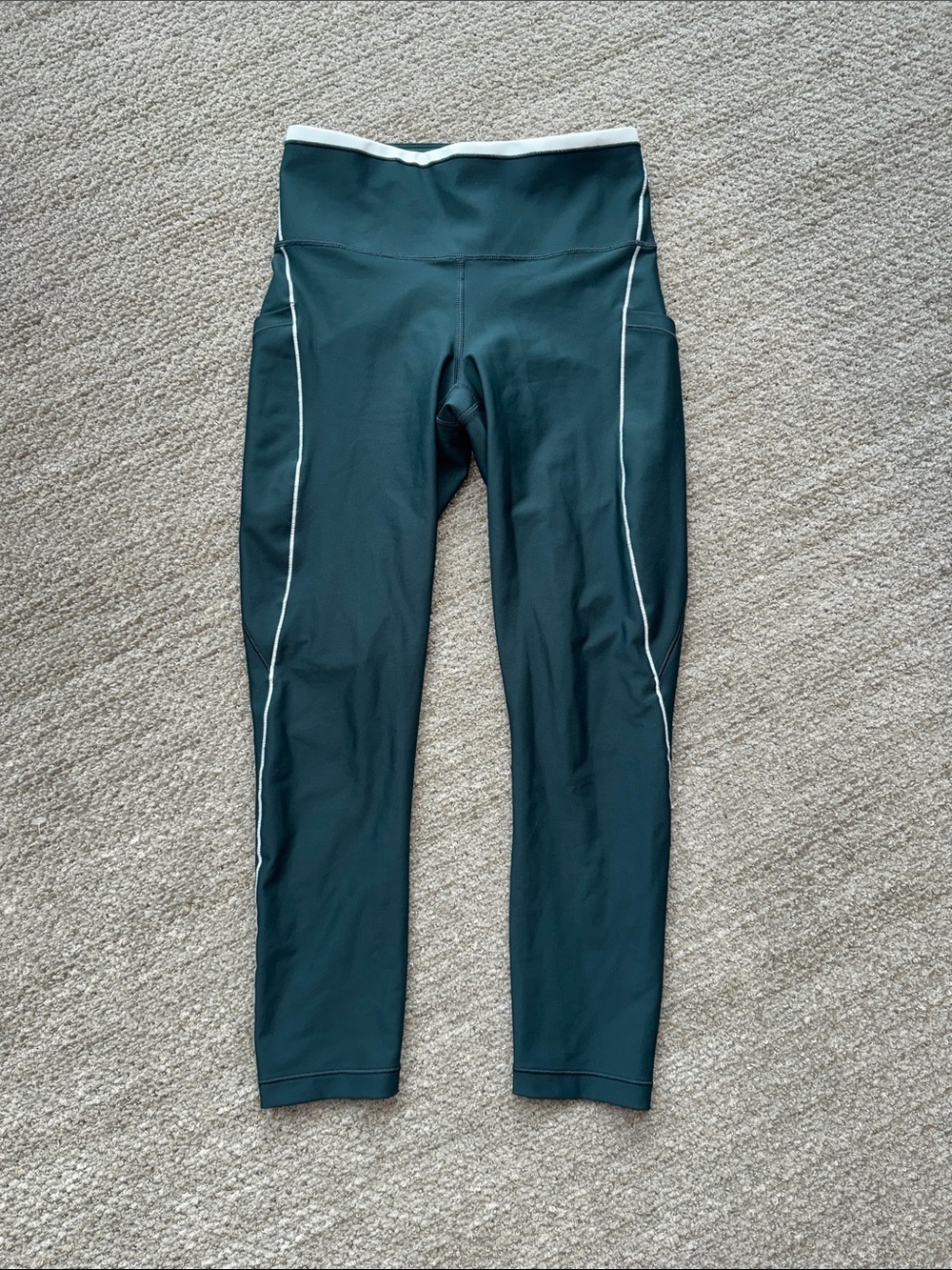 Athleta Rainier High Rise Reflective Stripe Leggings Size XS